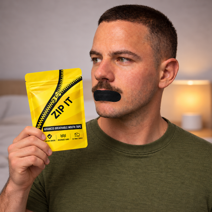 ZIPIT™ Mouth Tape - Black